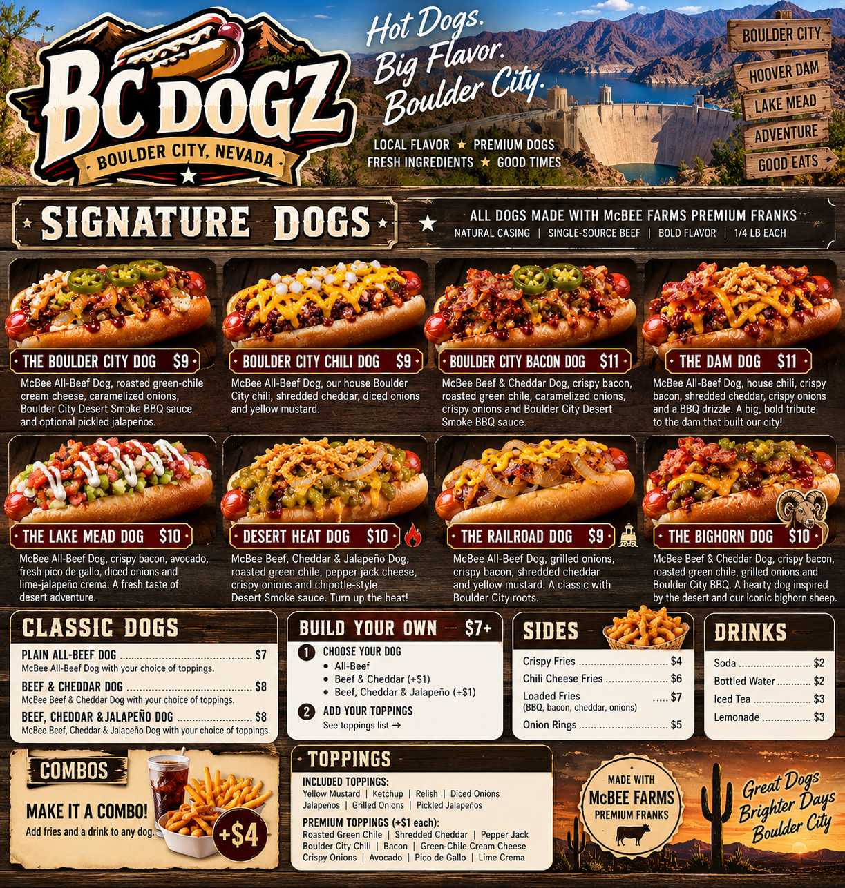 BC Dogz specialty hot dog concepts